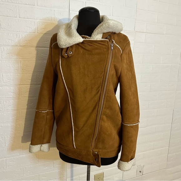 THE FIFTH LABEL Camel JACKET w ivory NWT XS - Picture 7 of 8